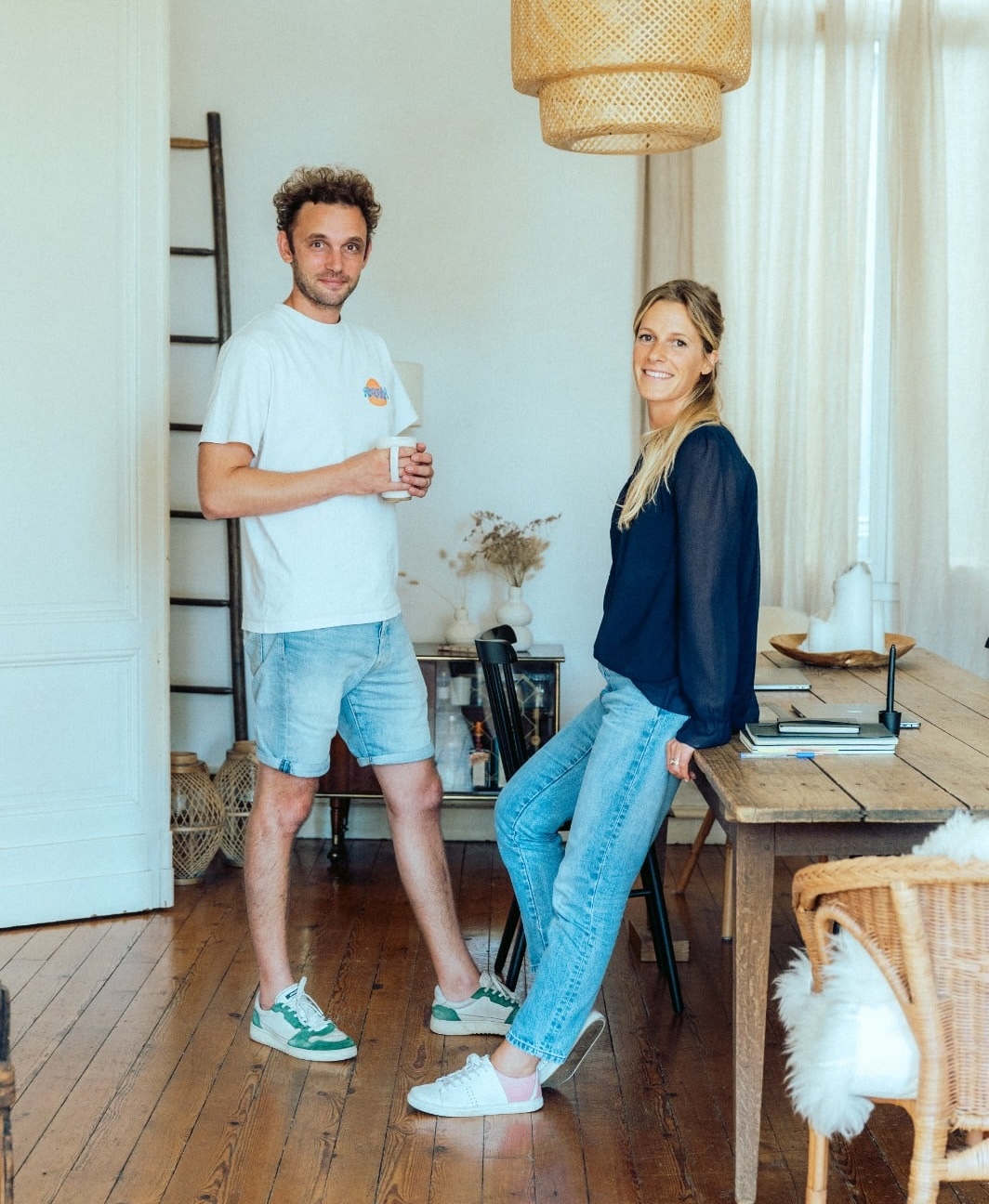 Camille Araud et Gaëtan Saint-Georges, fondateurs de Studio Malto, agence web et branding à Bordeaux